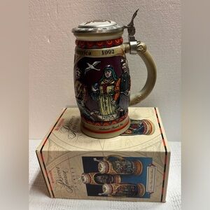 Budweiser Beer Stein, Discover America
Series 1992 "Nina"